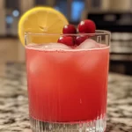 Sour Pink Cocktail