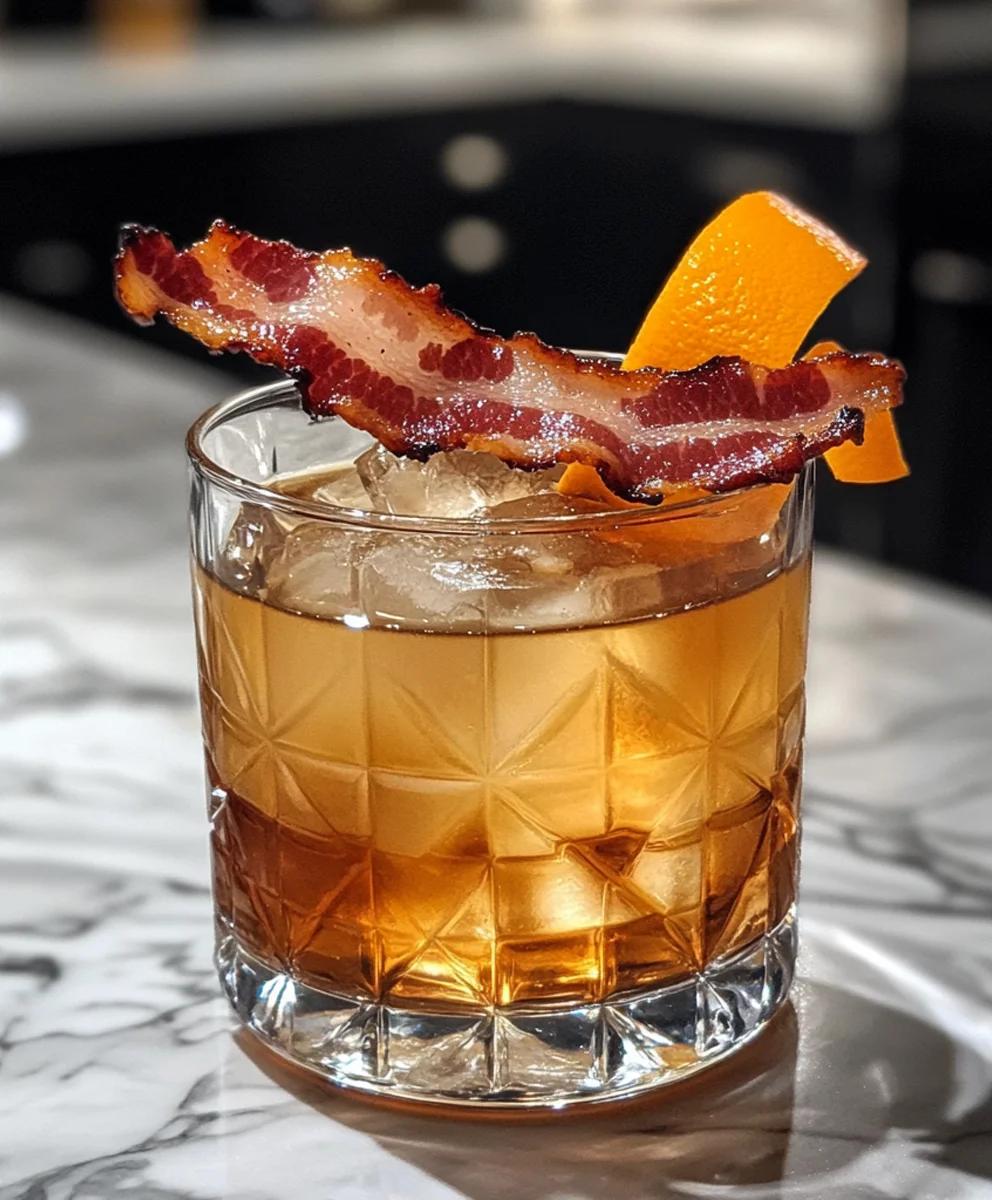 Smoky Maple Bacon Old Fashioned – A Bourbon Lover’s Dream