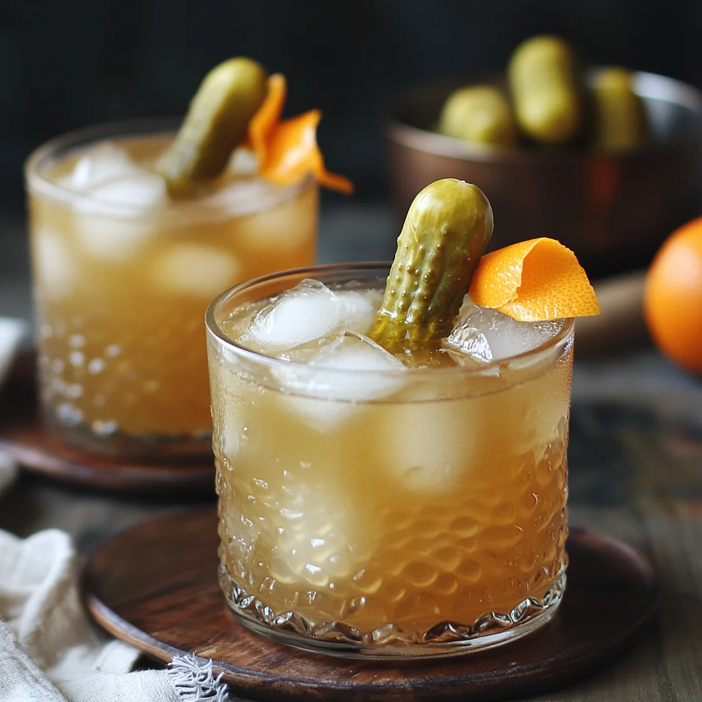 Pickle Bourbon Old Fashioned