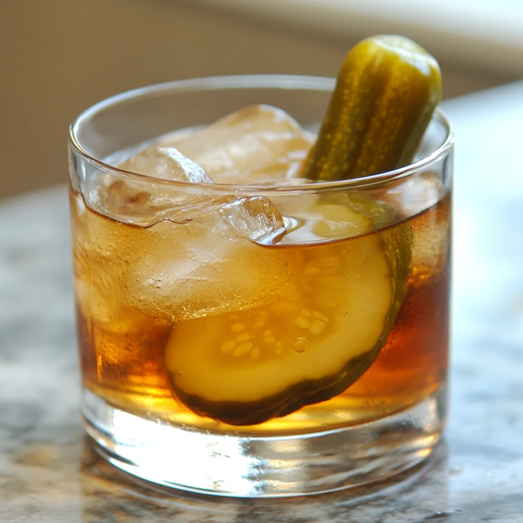 Pickle Bourbon Old Fashioned