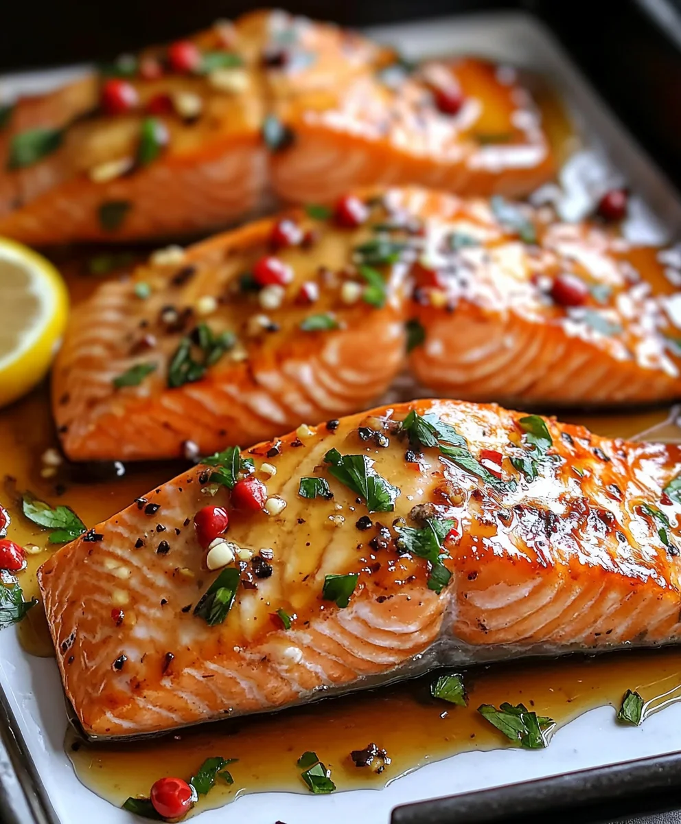 Hot Honey Salmon
