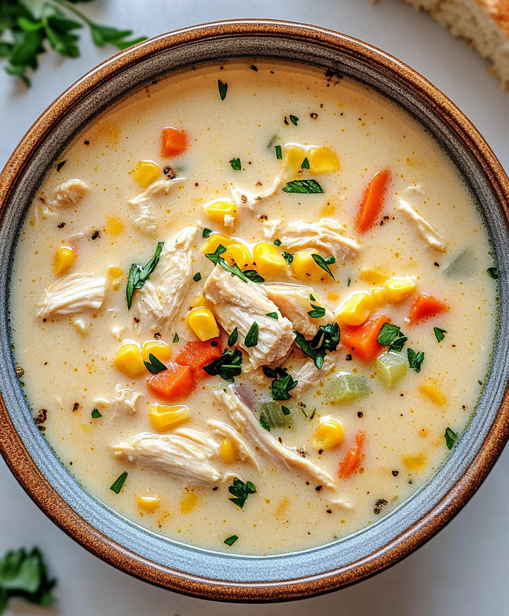 Crockpot Chicken Corn Chowder