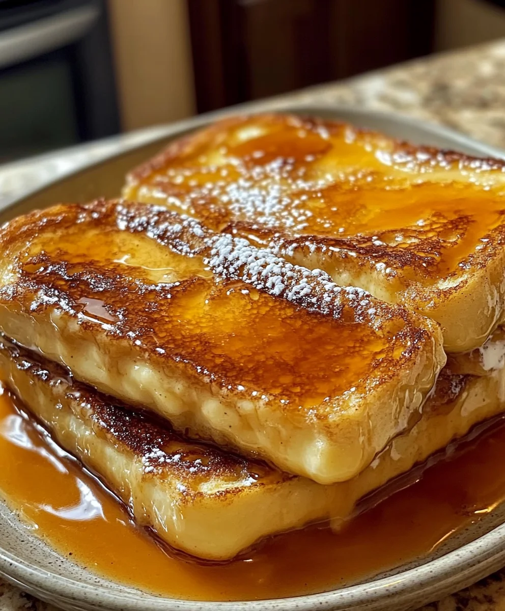 Overnight Crème Brûlée French Toast
