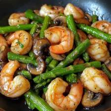 Shrimp and Asparagus Stir-Fry with Mushrooms-image