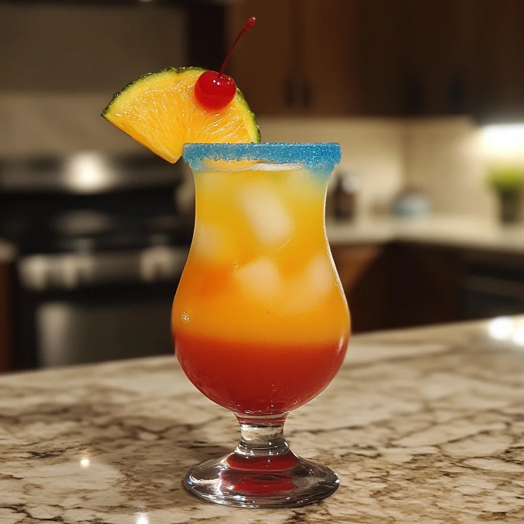 Tropical Hpnotiq Dream Cocktail