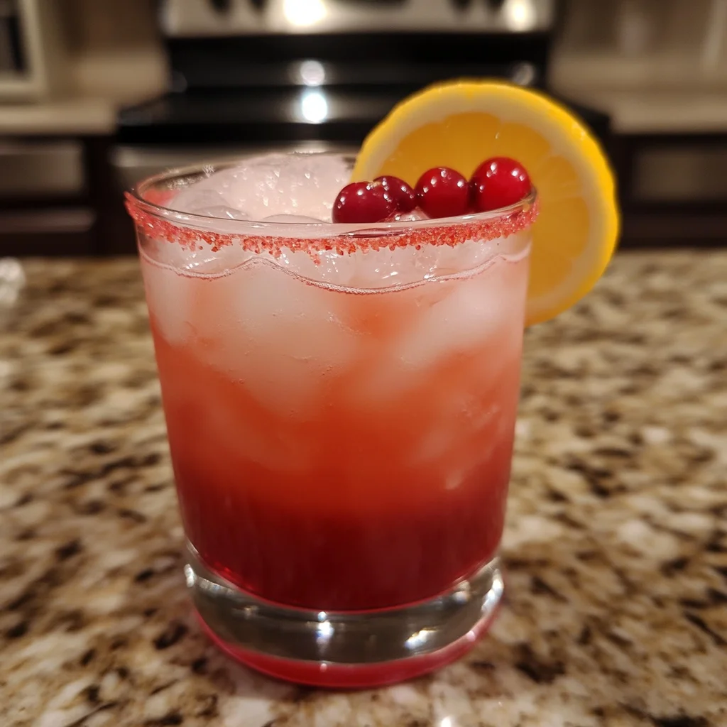 Sour Pink Cocktail 