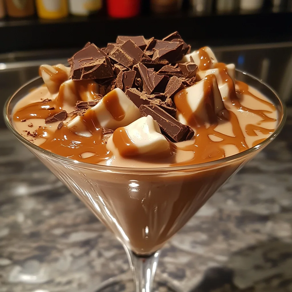 Chocolate Caramel Martini