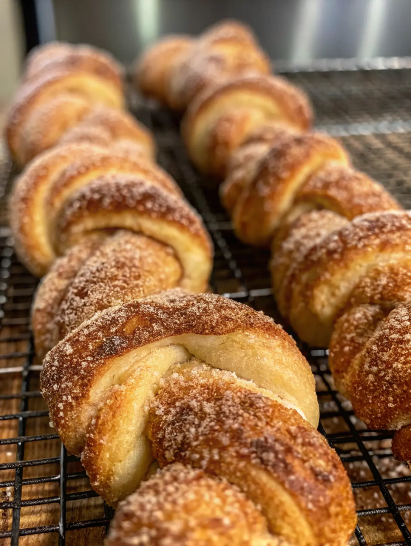 Sourdough Discard Cinnamon Sugar Twists