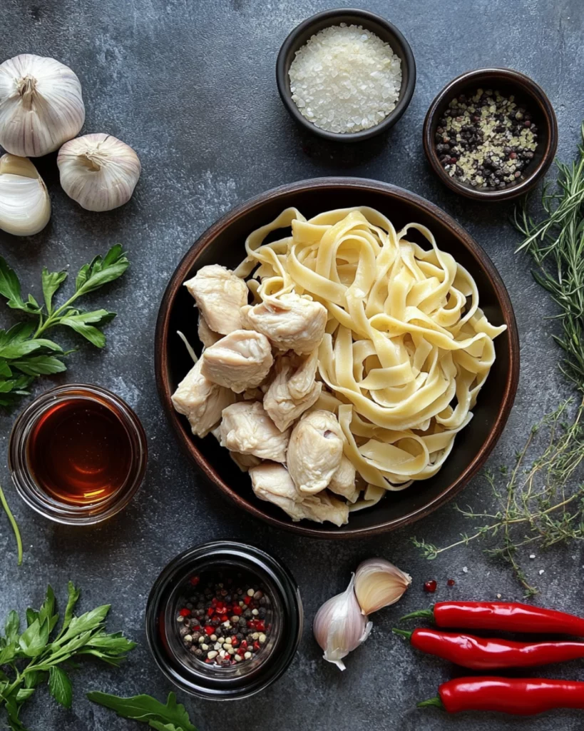One-Pan Sweet & Spicy Garlic Chicken Pasta