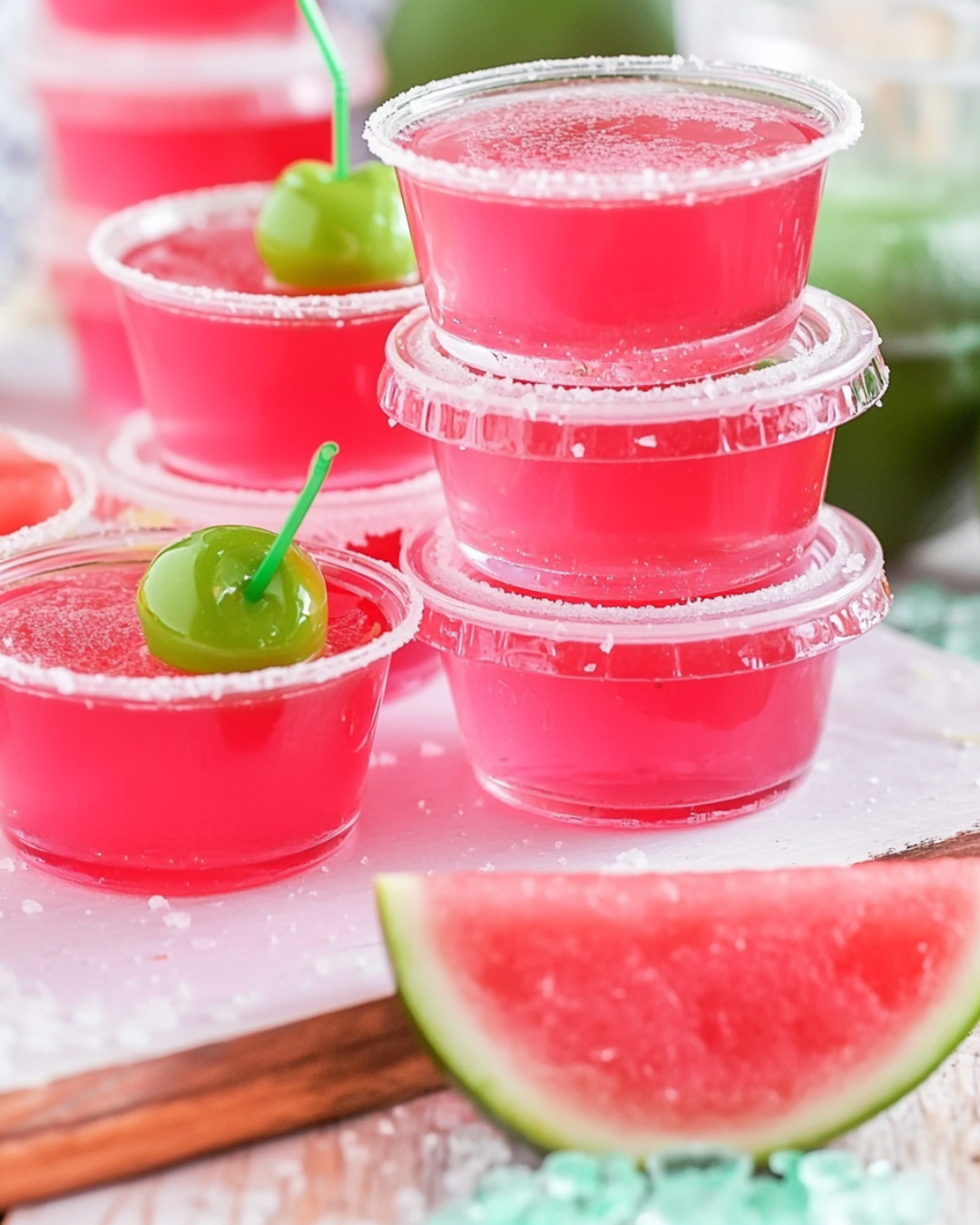 Watermelon Margarita Jello Shots