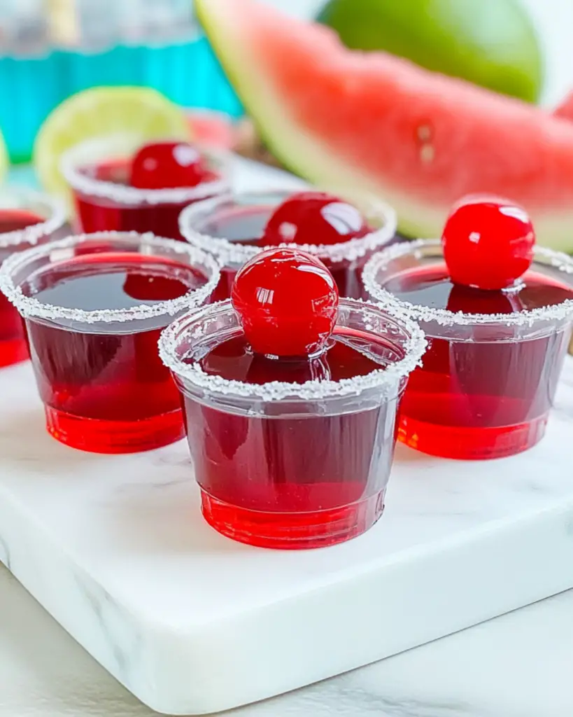 Watermelon Margarita Jello Shots