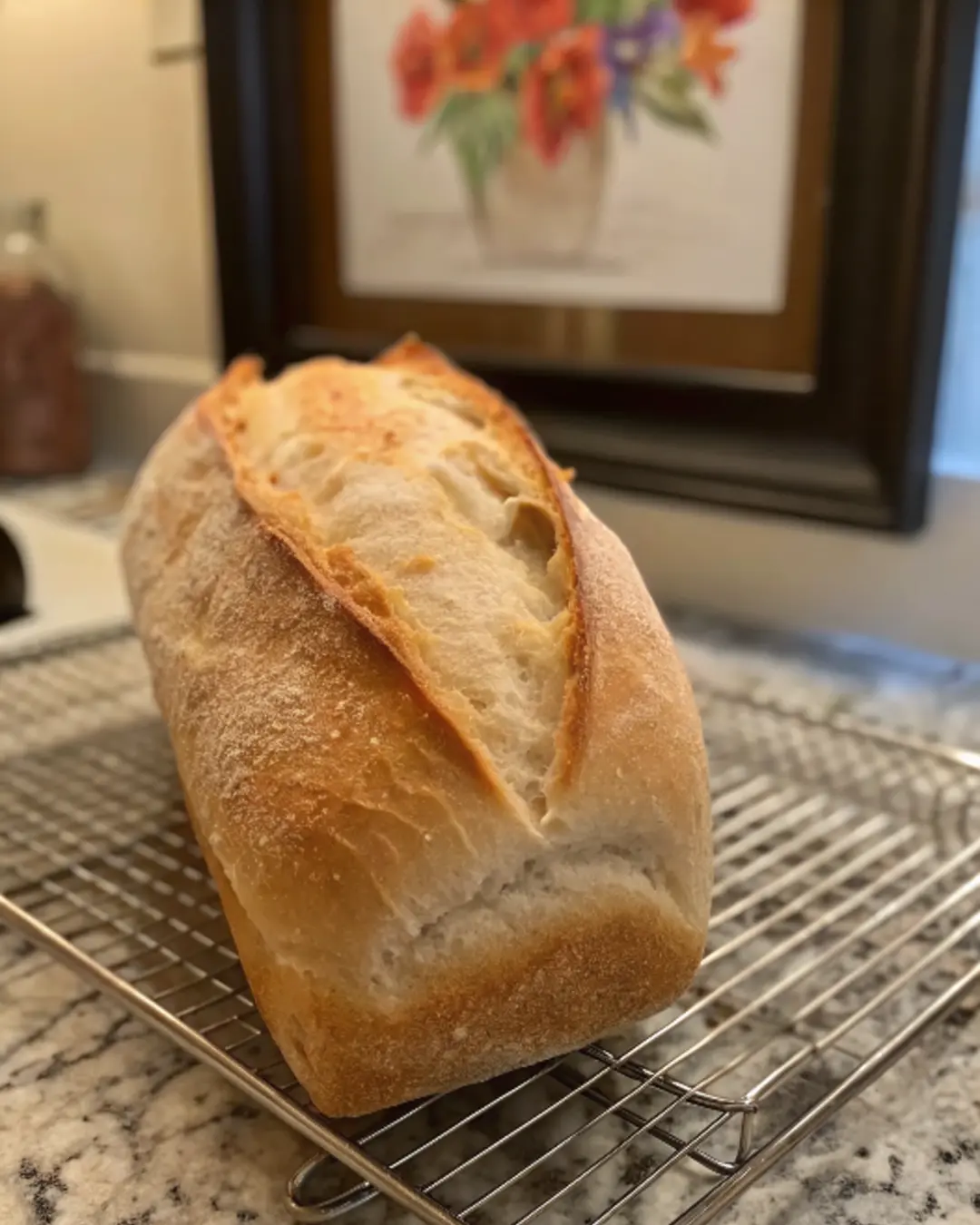 Homemade Sourdough Bread in a Loaf Pan