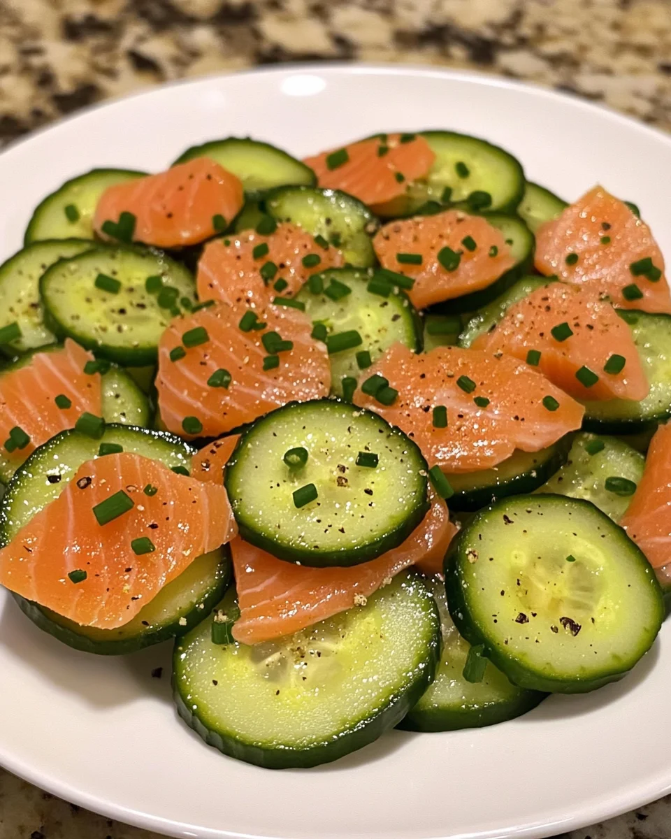 Cucumber Smoked Salmon Bites