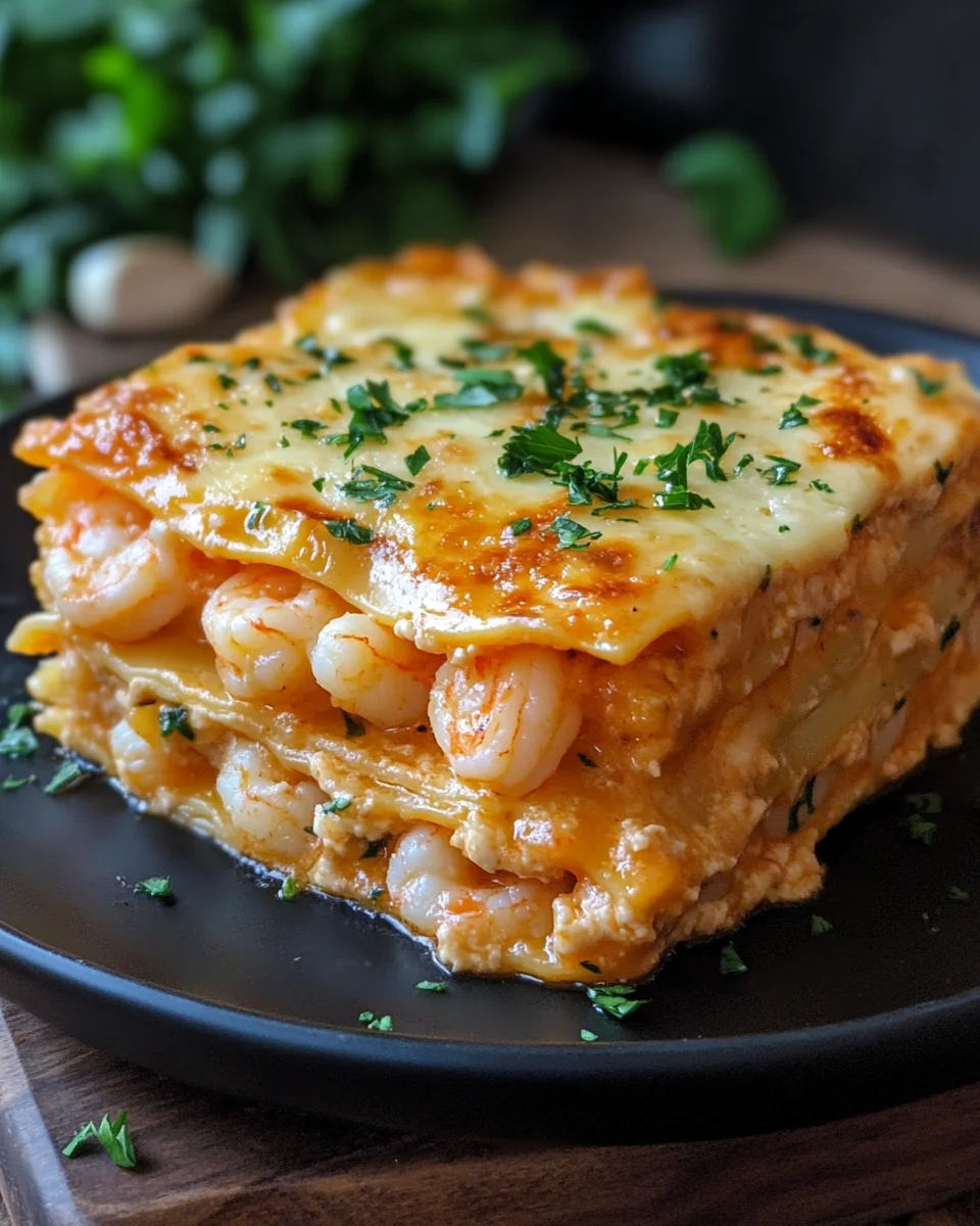 Garlic Butter Shrimp Scampi Lasagna: A Delicious Twist!