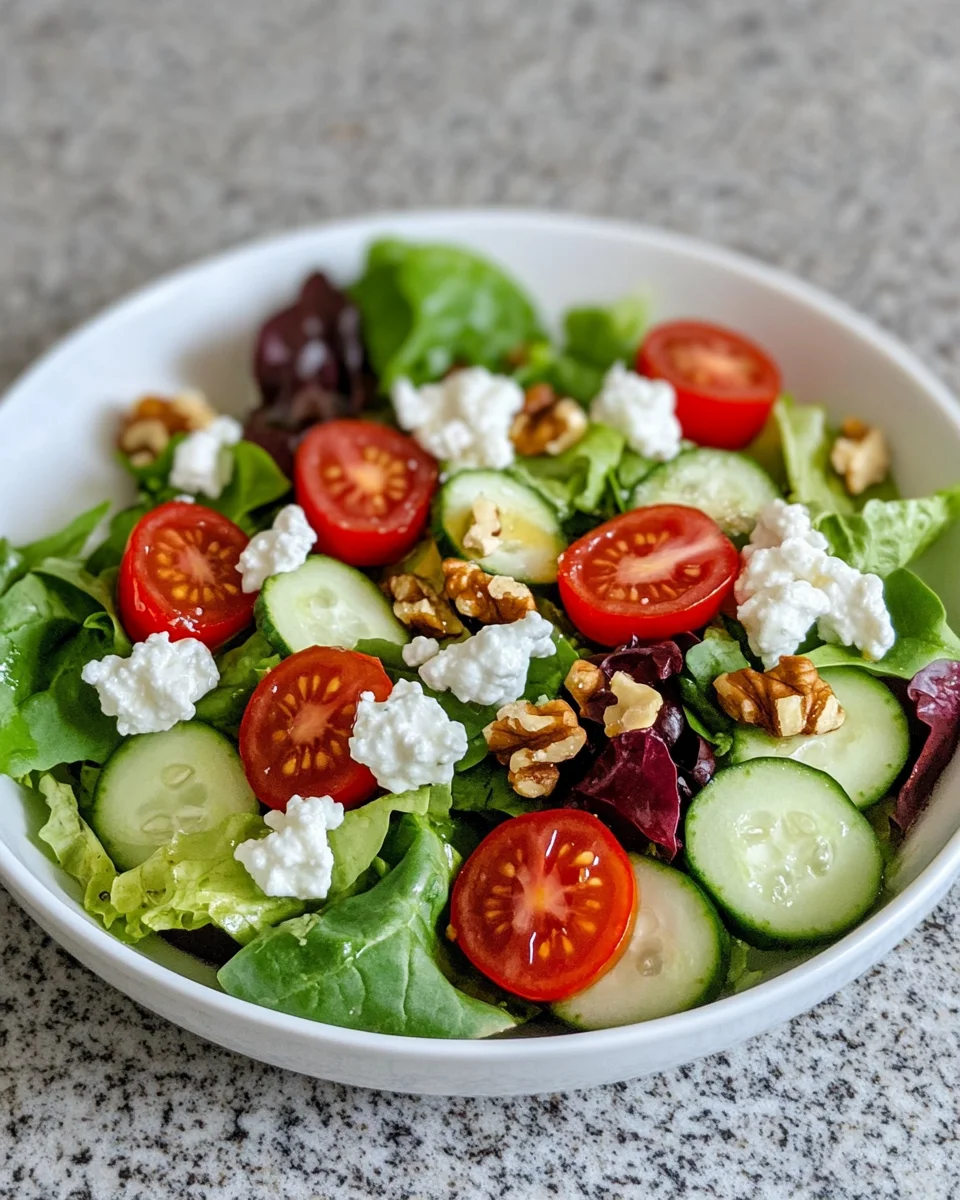 Fresh and Flavorful Spring Salad with Goats Cheese