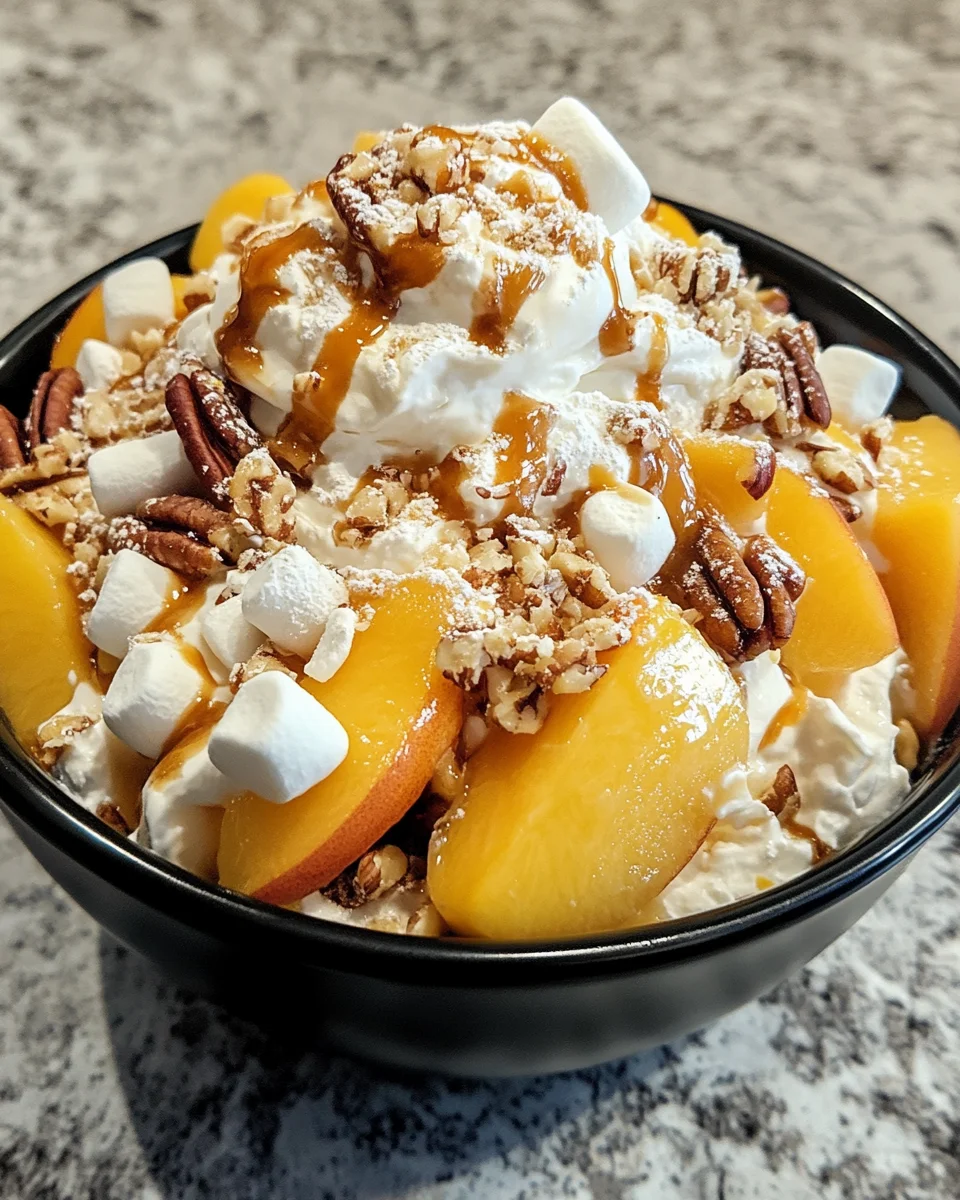Millionaire Peach Salad: A Refreshing Twist to Summer!