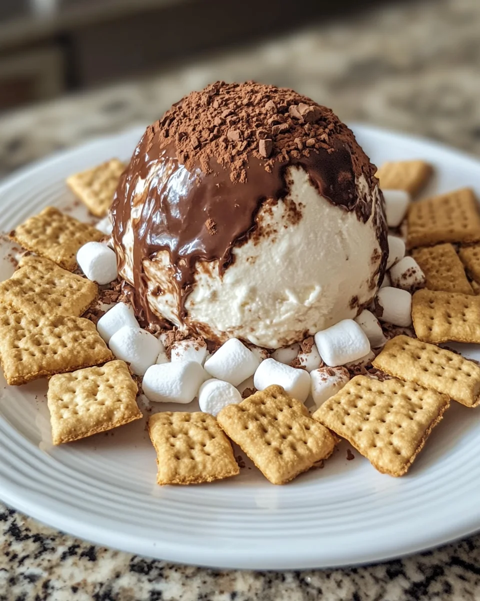 Chocolate S’mores Cheeseball
