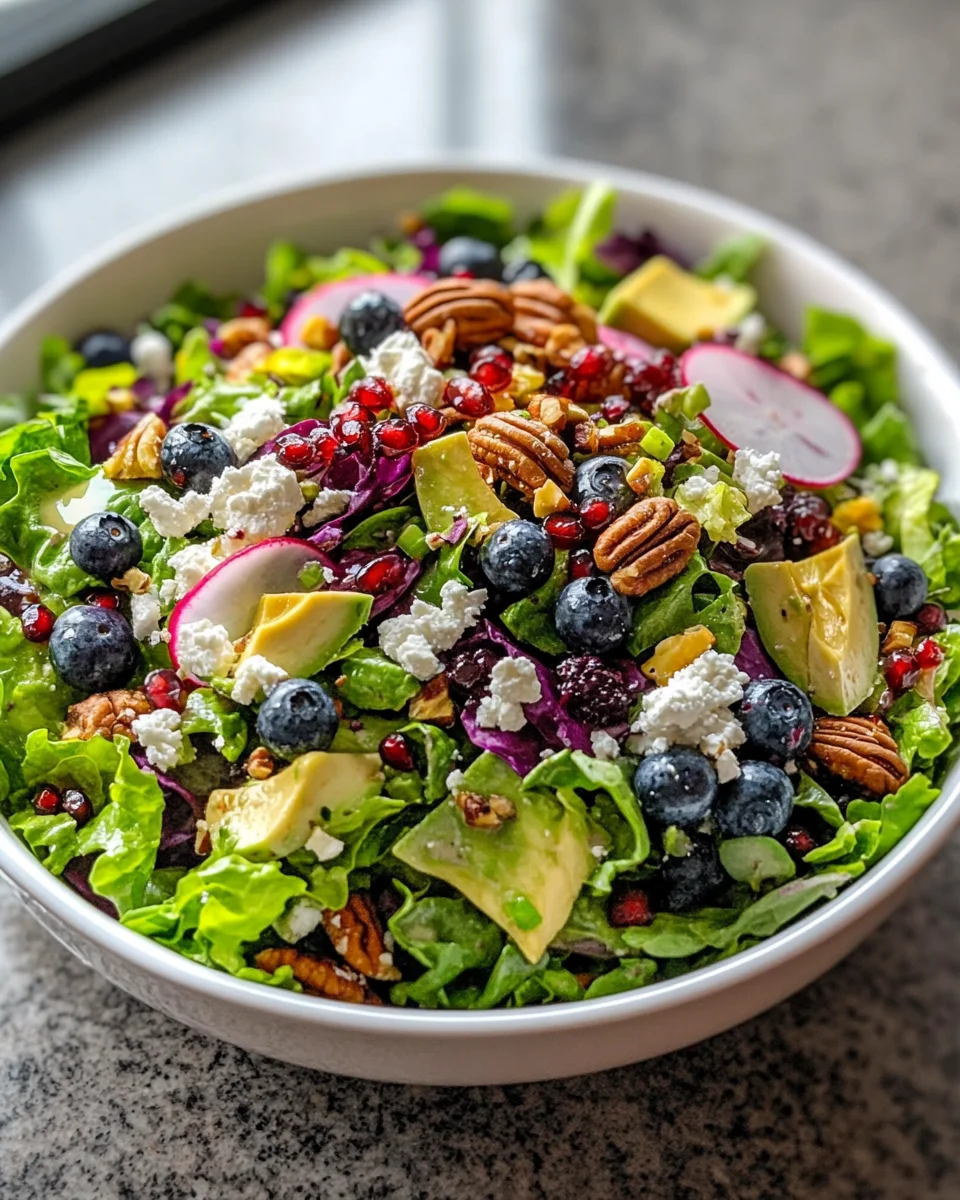 Blueberry and Pistachio Spring Salad