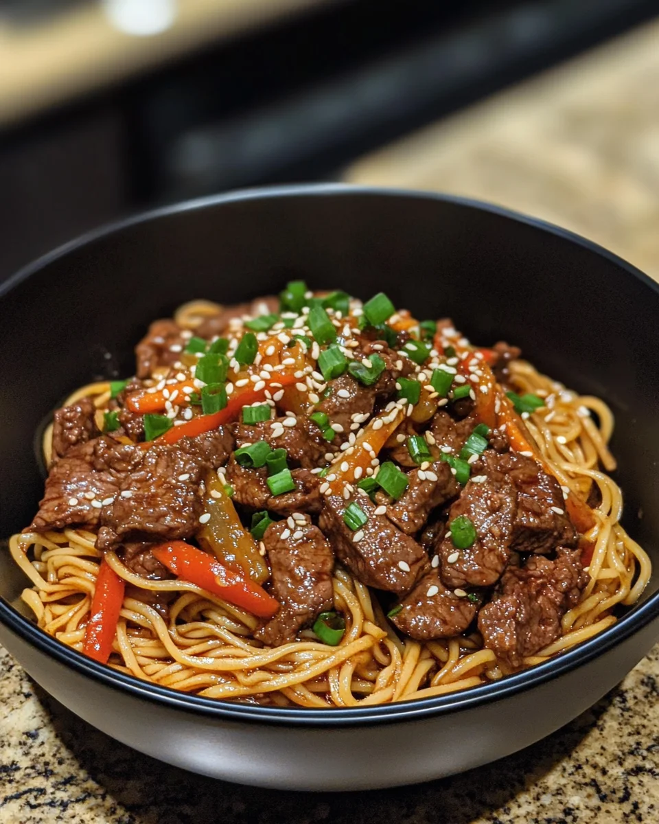 Spicy Korean Beef Noodles: Elevate Your Dinner Tonight!