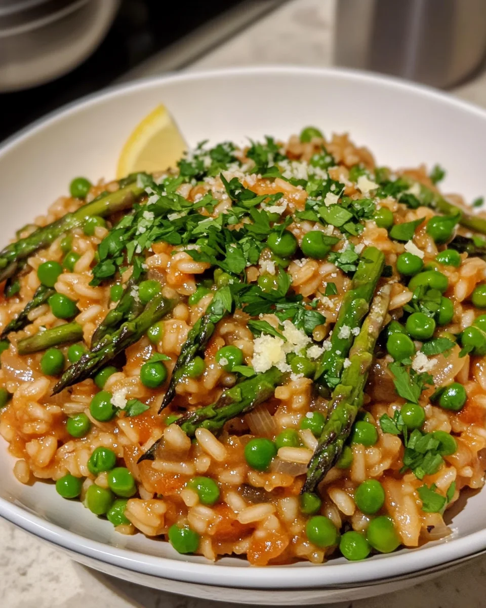 Risotto with Peas and Asparagus: A Creamy Delight Awaits!