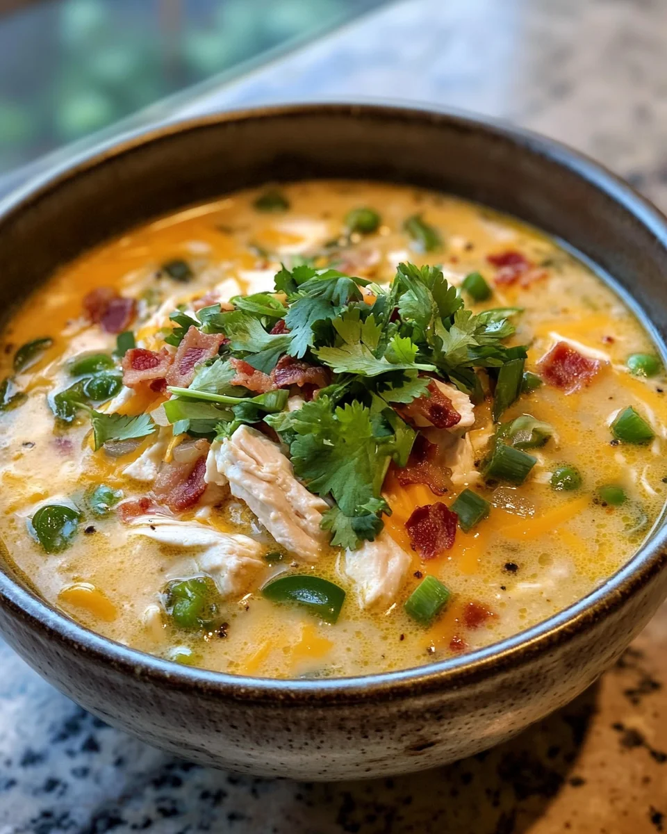 Jalapeño Popper Chicken Soup: A Creamy Delight Awaits!
