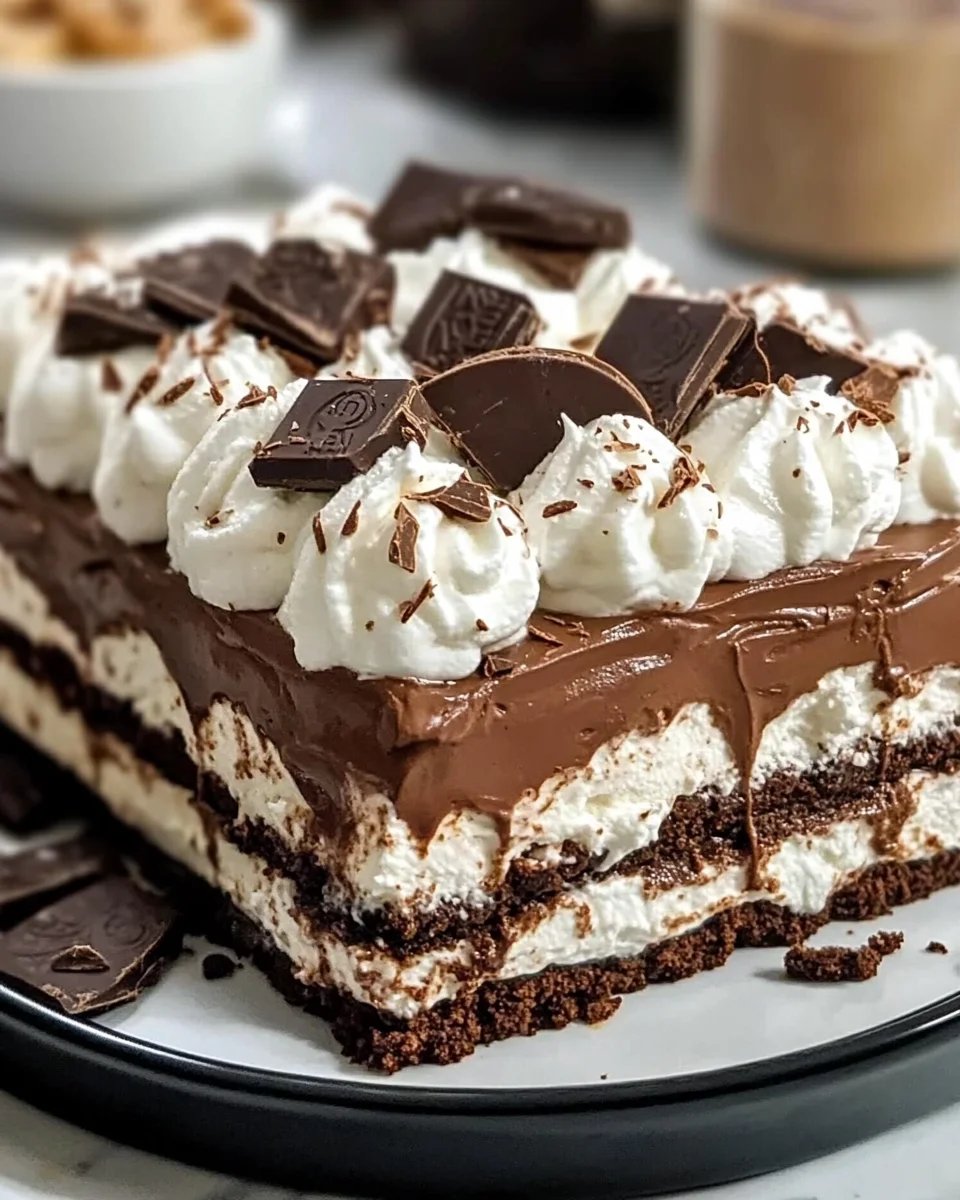 Hot Chocolate Lasagna