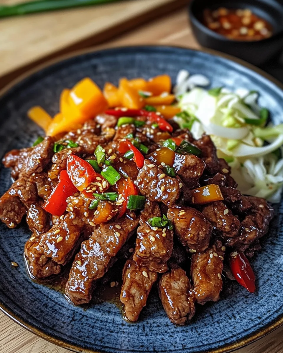Crispy Chilli Beef with Sweet Chilli Sauce