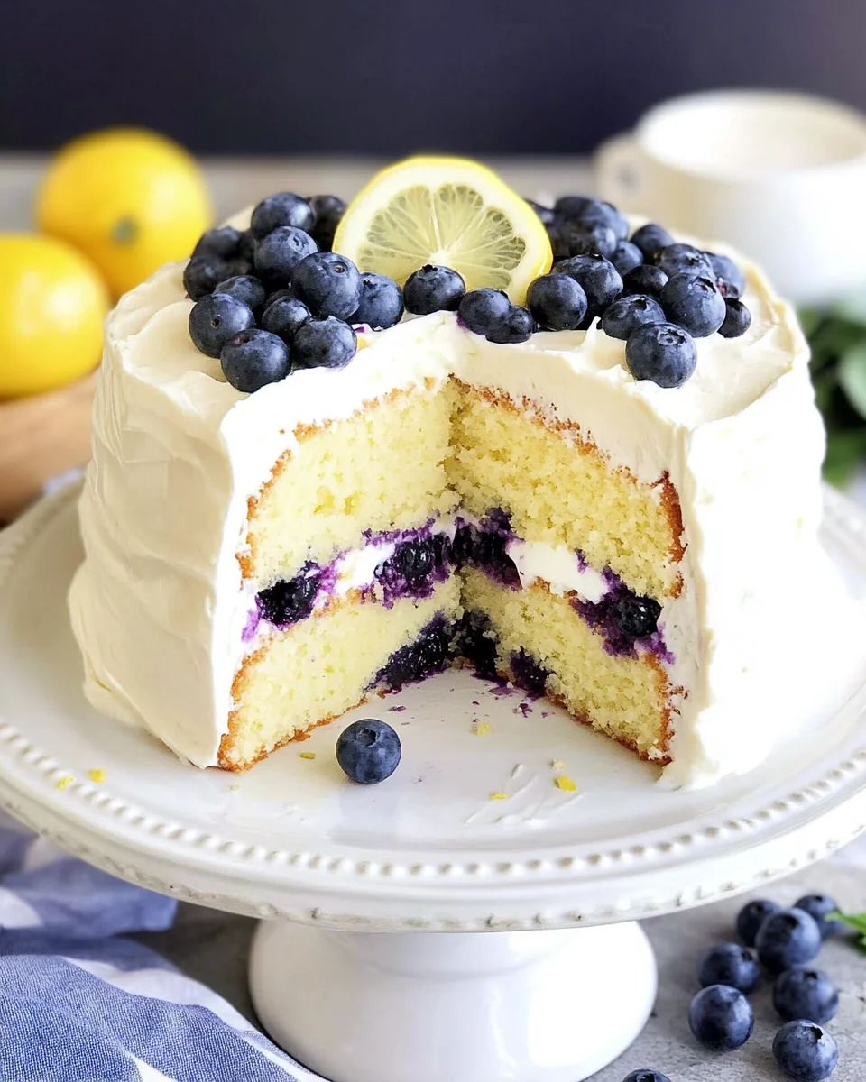 Lemon Blueberry Cake that Everyone Will Love Today!