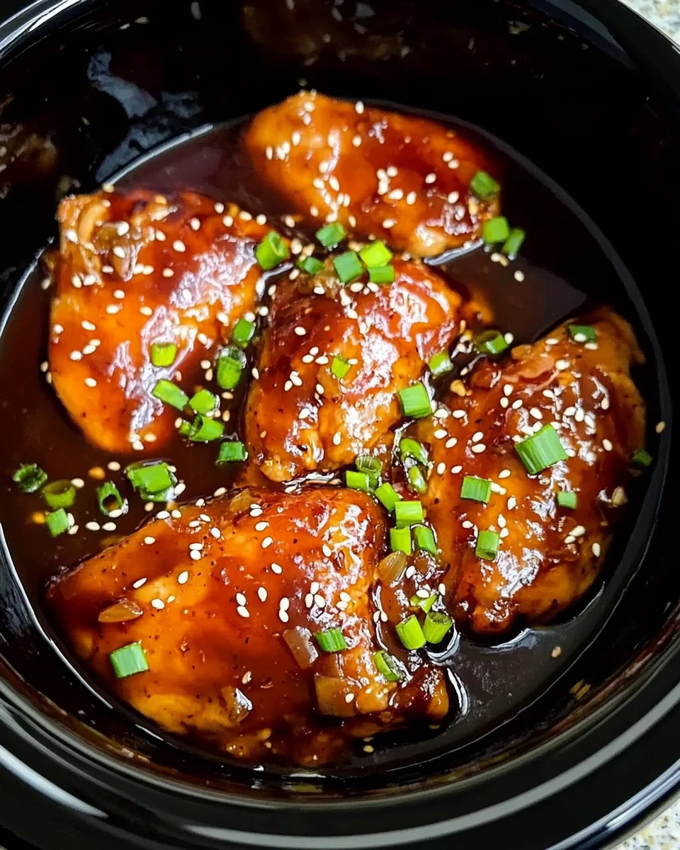 Crockpot Honey Garlic Chicken: A Sweet Dinner Delight!