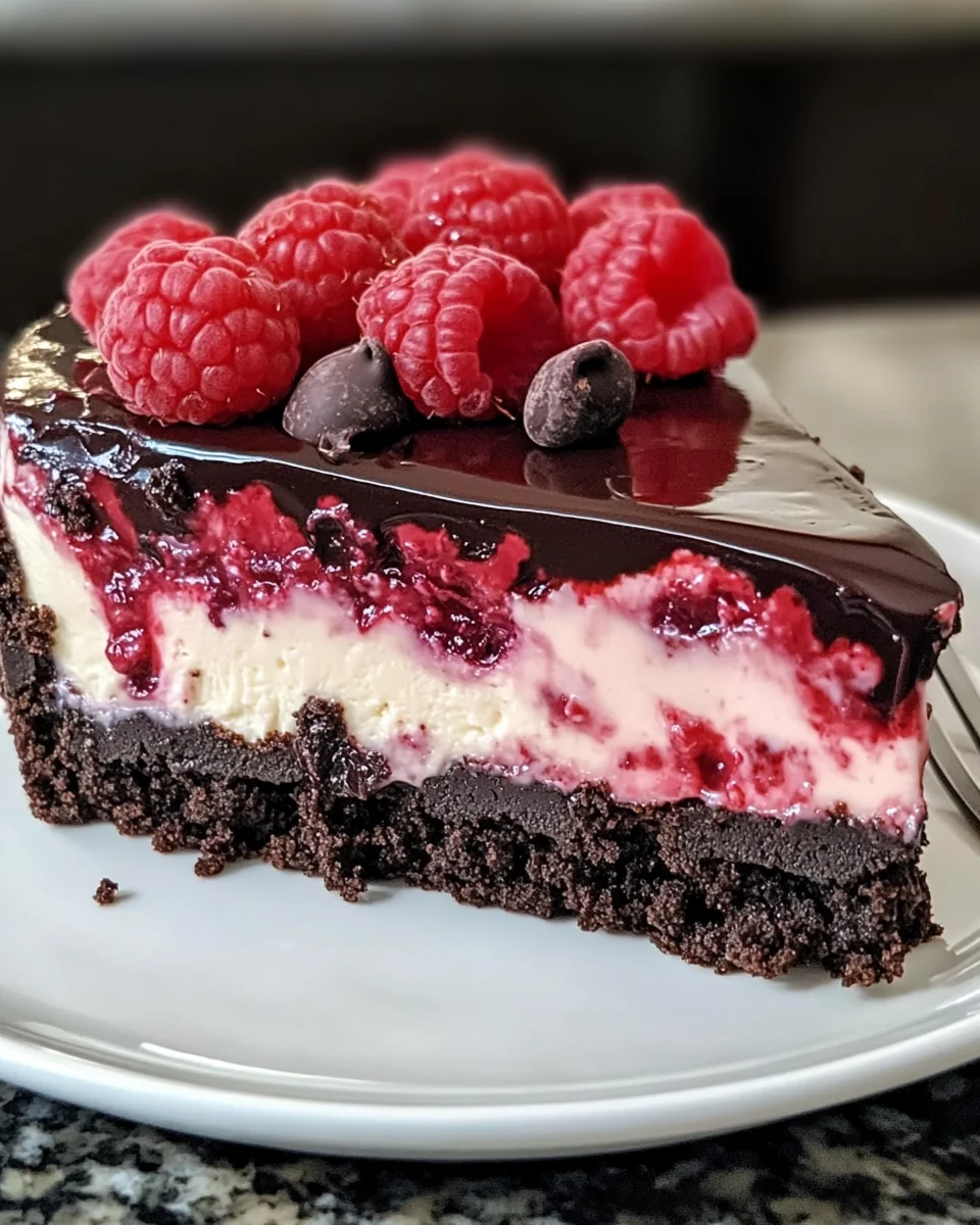 Dark Chocolate Raspberry Cheesecake: Indulge Today!