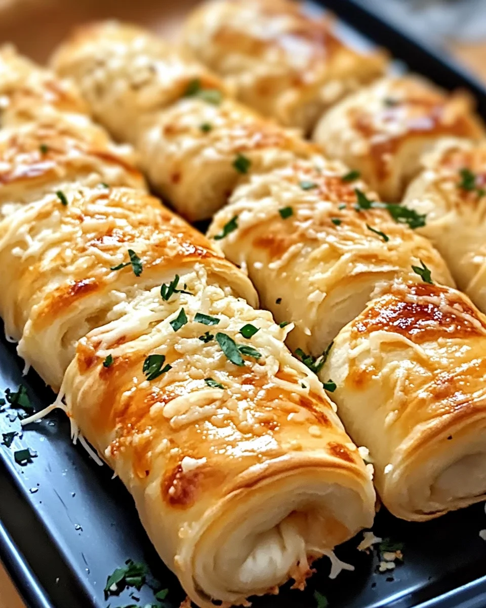 Cheesy Garlic Butter Rollups: Delight in Every Bite!