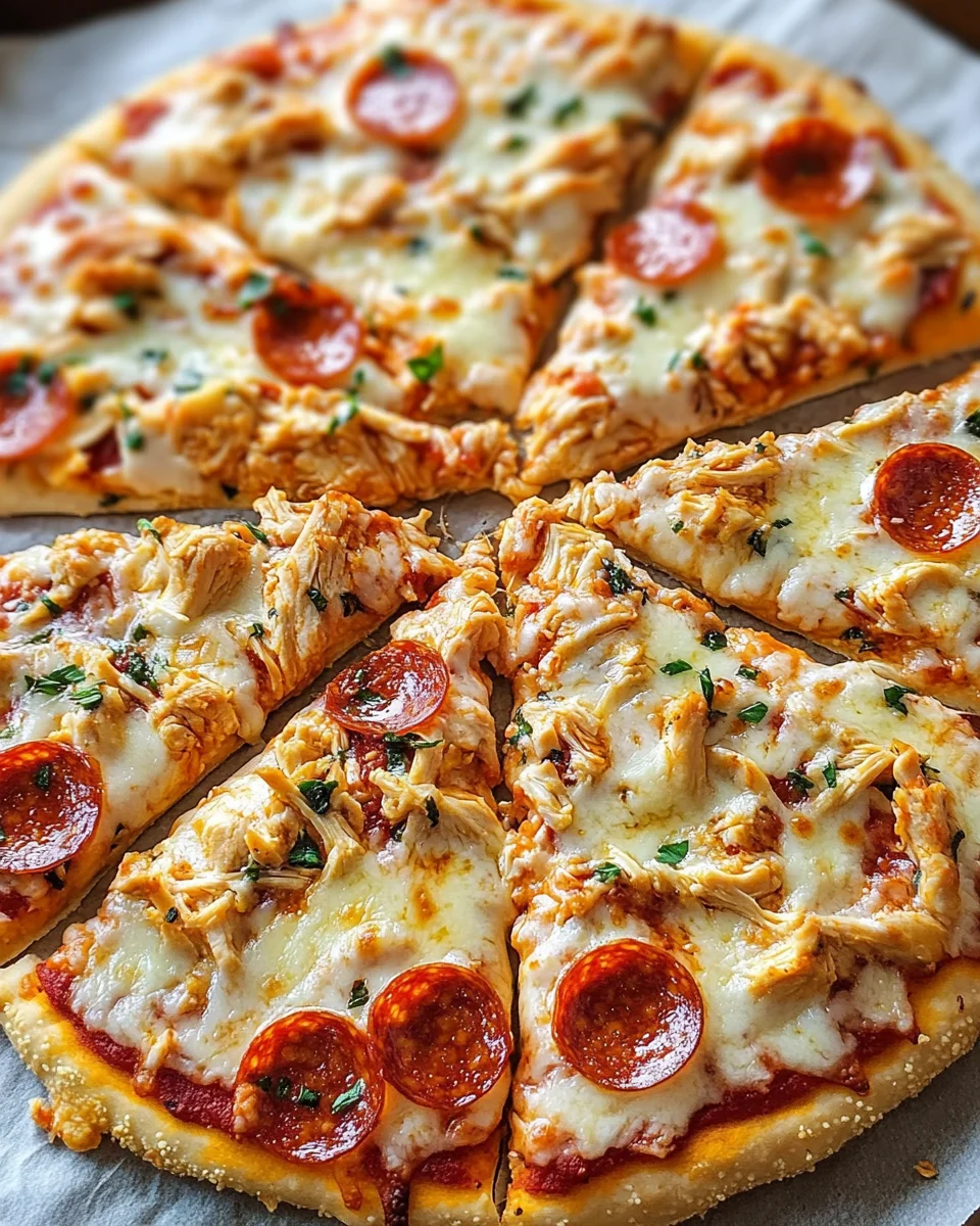 Canned Chicken Pizza Crust