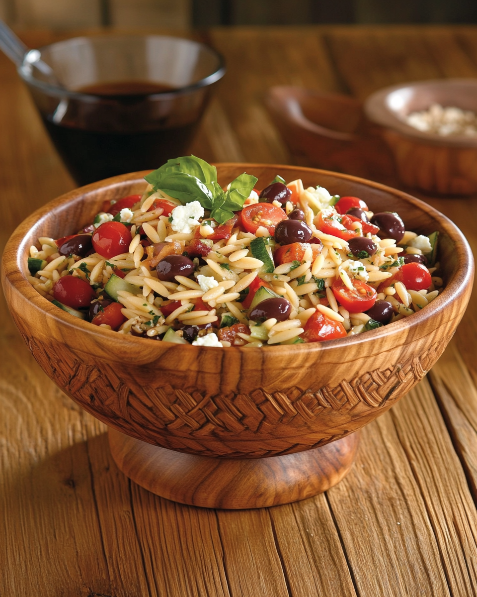 Italian Orzo Pasta Salad Recipe – A Refreshing Mediterranean Favorite