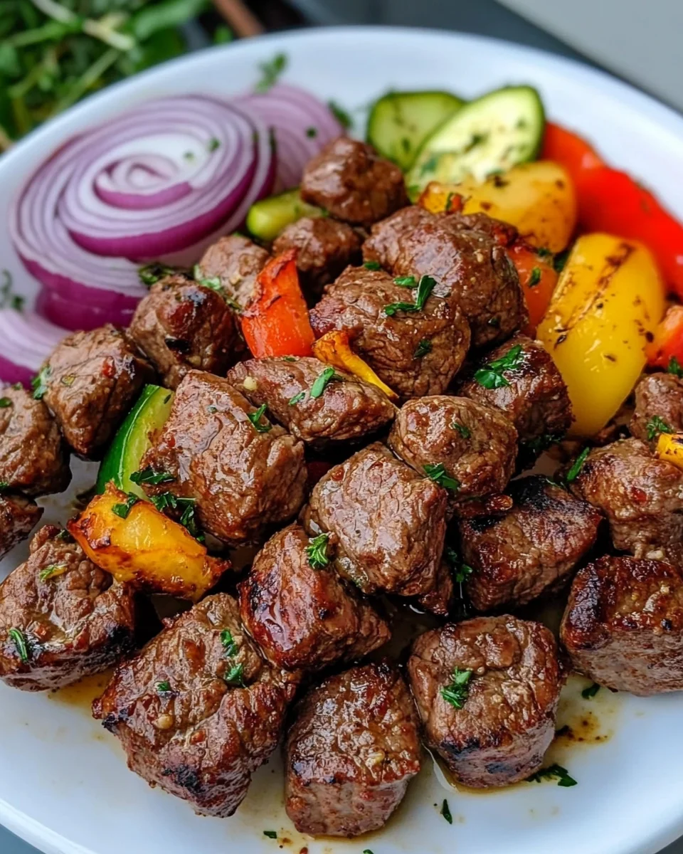 Greek Beef Kebabs