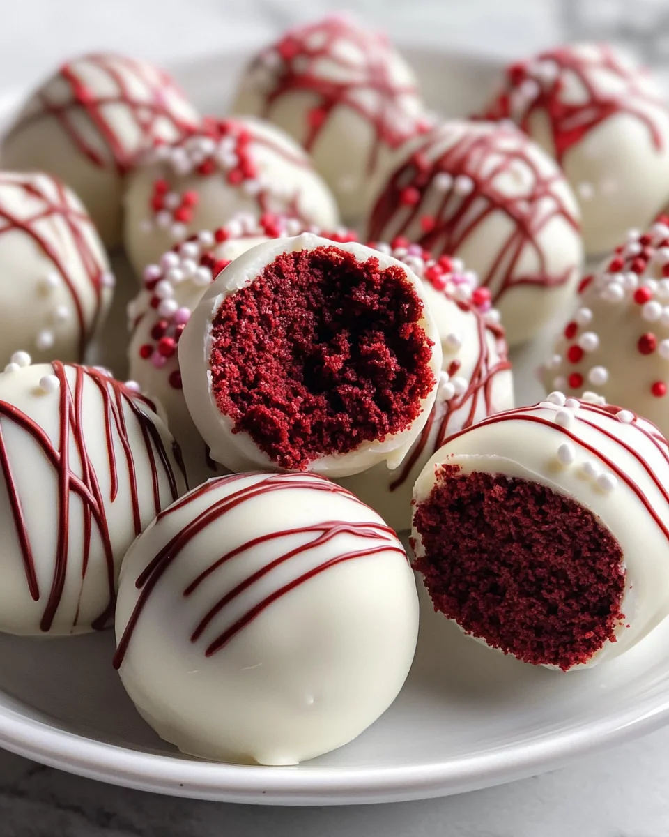 Red Velvet Cake Truffles