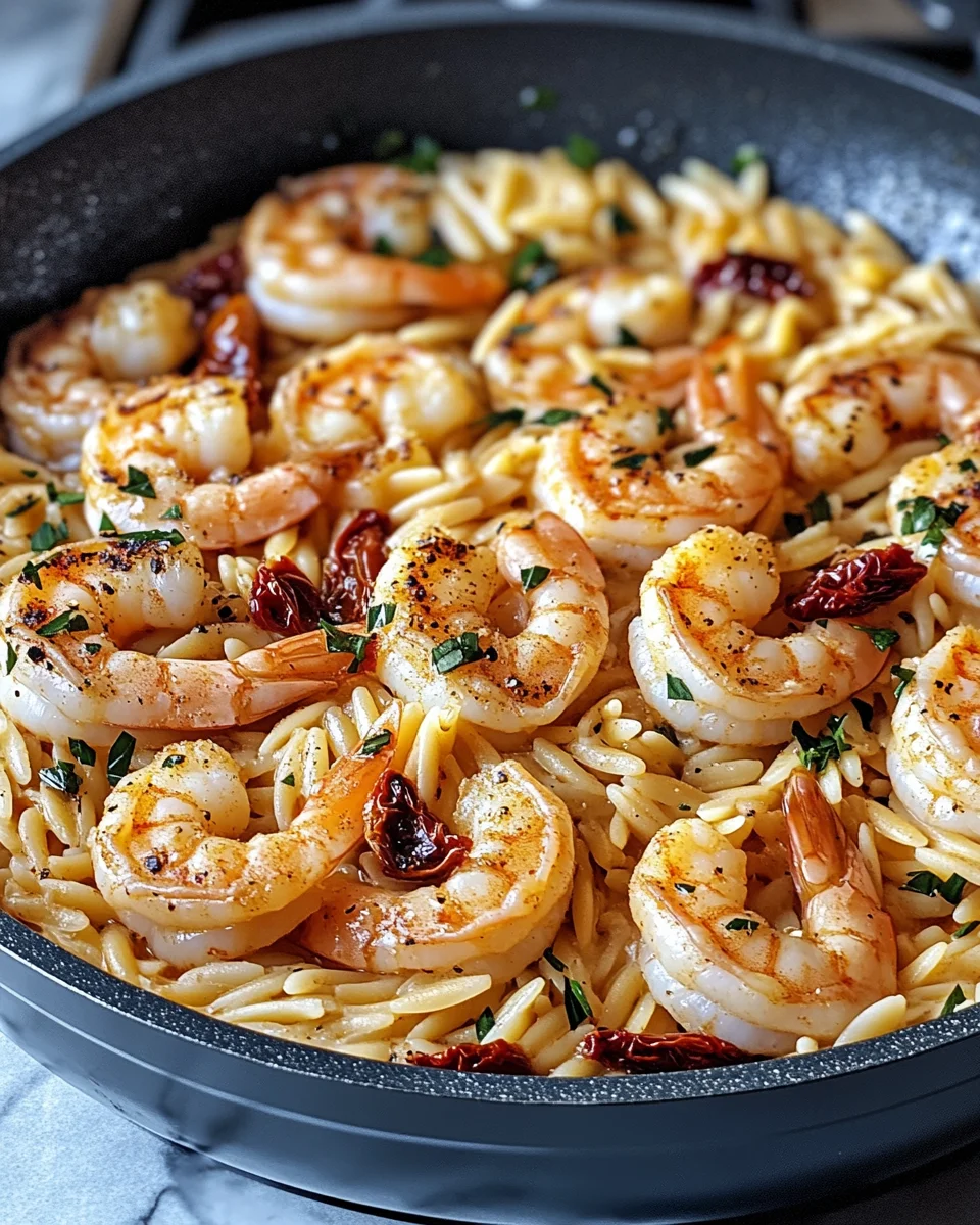 One Pot Marry Me Shrimp and Orzo Pasta