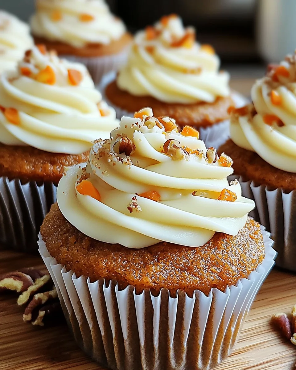 Carrot Cake Cupcakes Delight