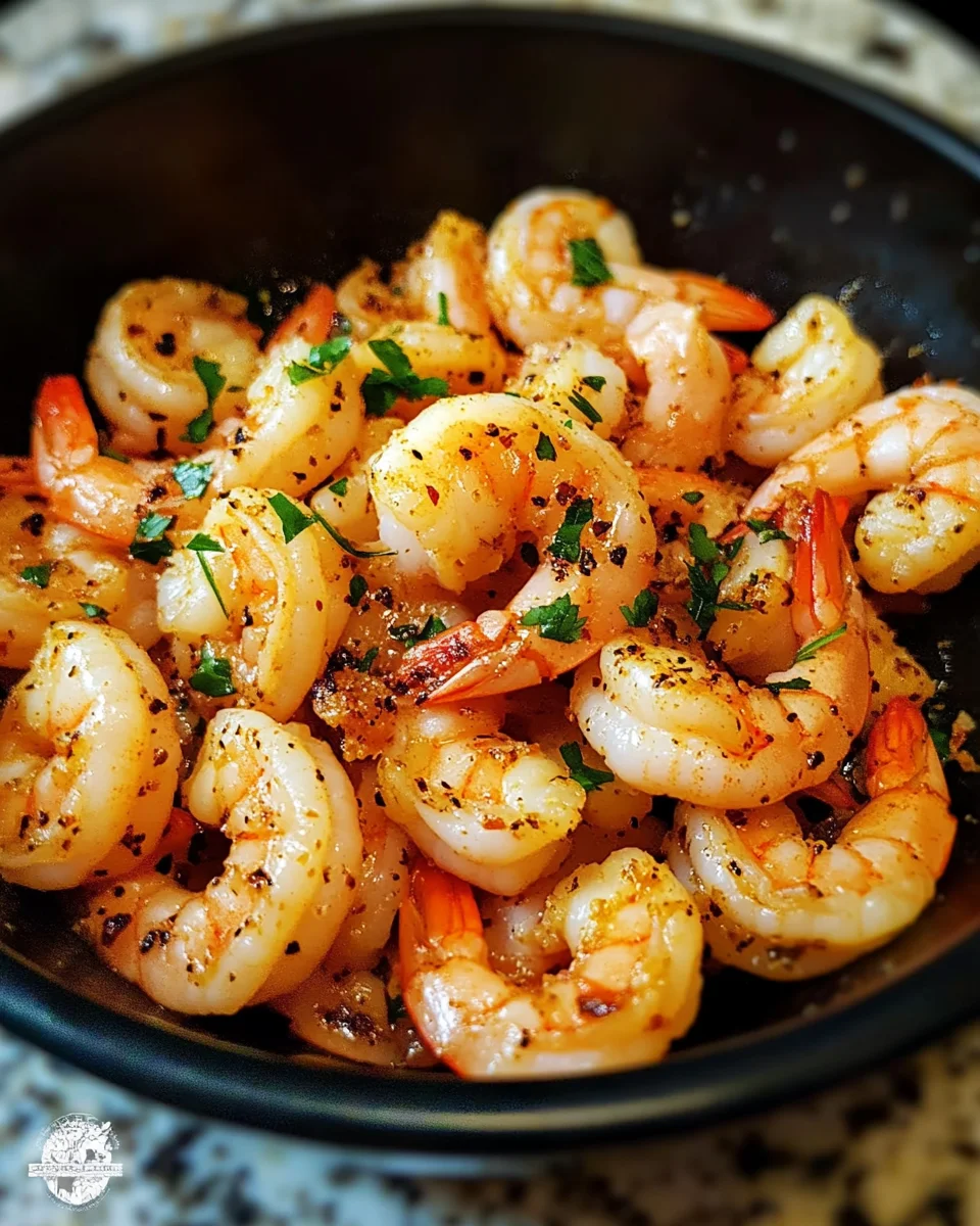 Spicy Lemon Garlic Shrimp