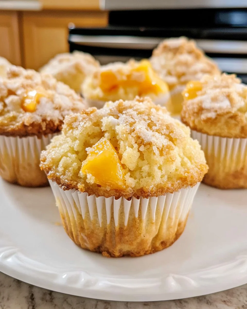 Peach Cobbler Muffins: Irresistibly Delicious Treats!