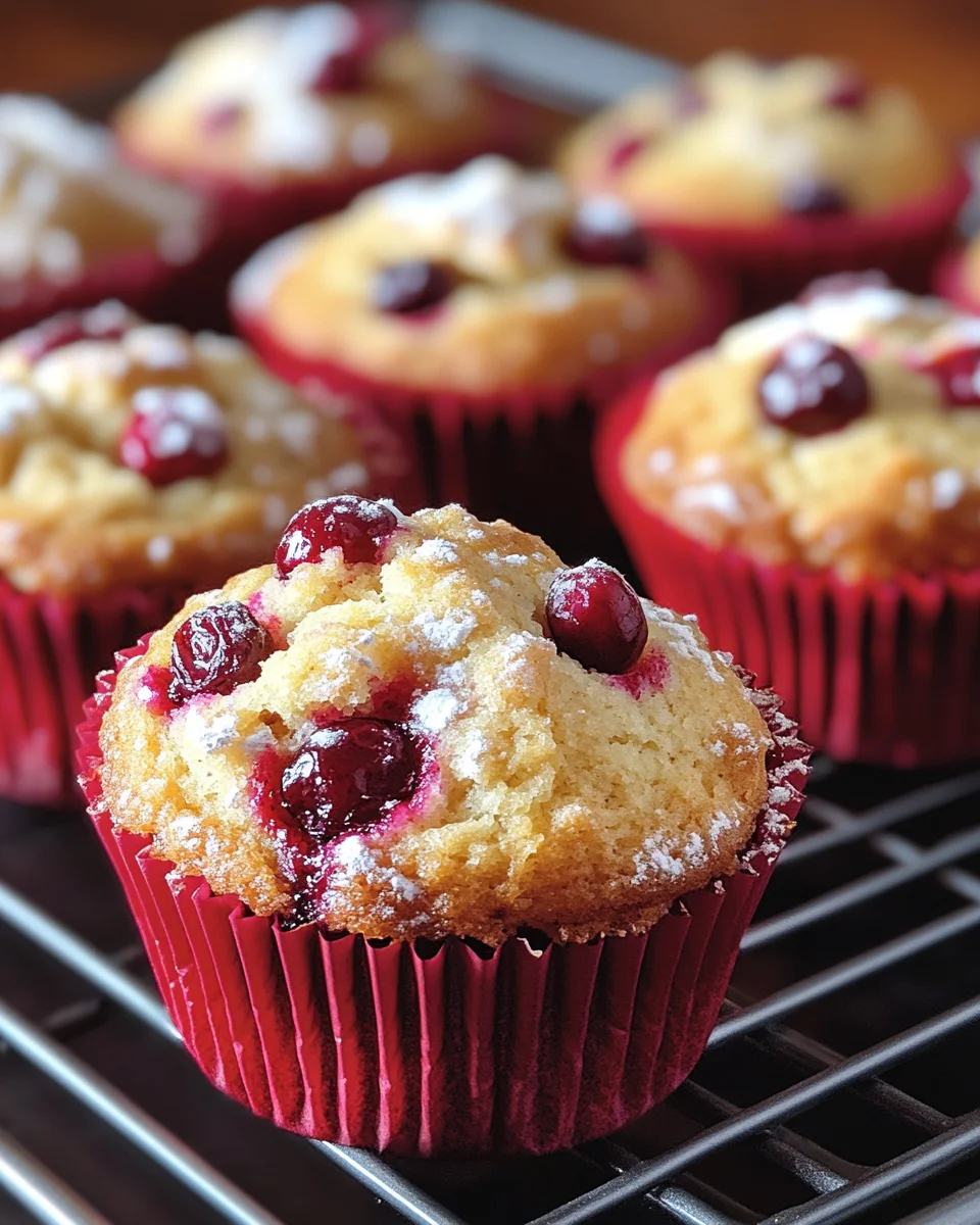 Cranberry Orange Muffins with Greek Yogurt