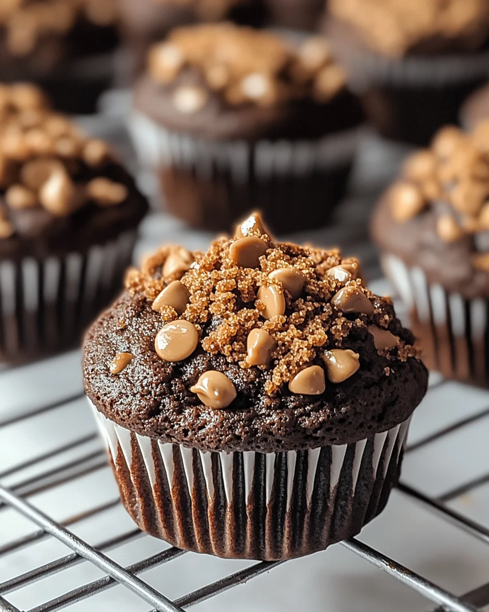 Chocolate Coffee Toffee Crunch Muffins that Delight!