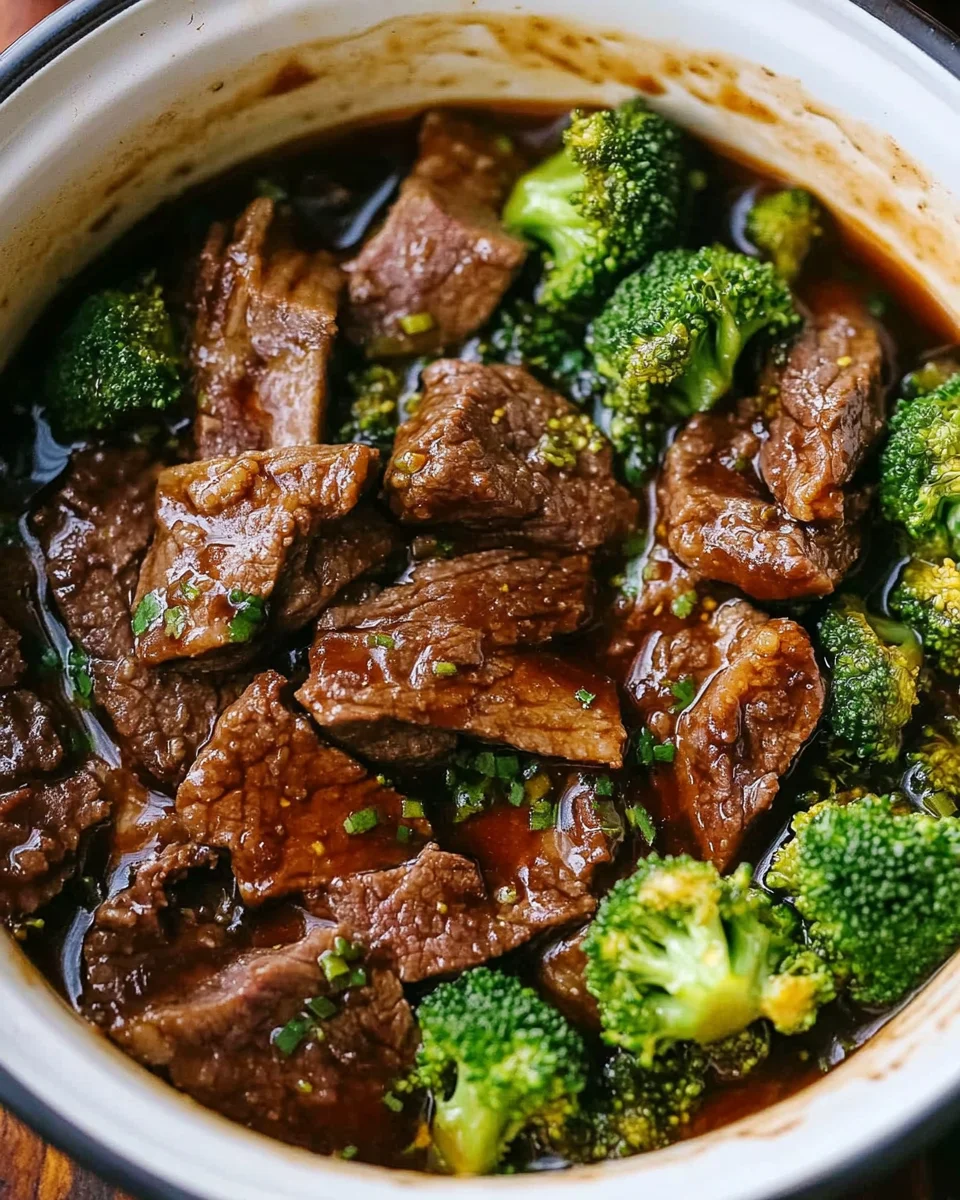 Slow Cooker Beef and Broccoli