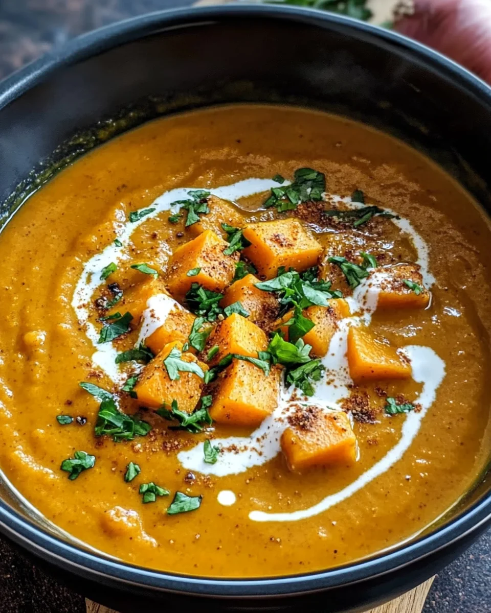 Curried Sweet Potato Bisque