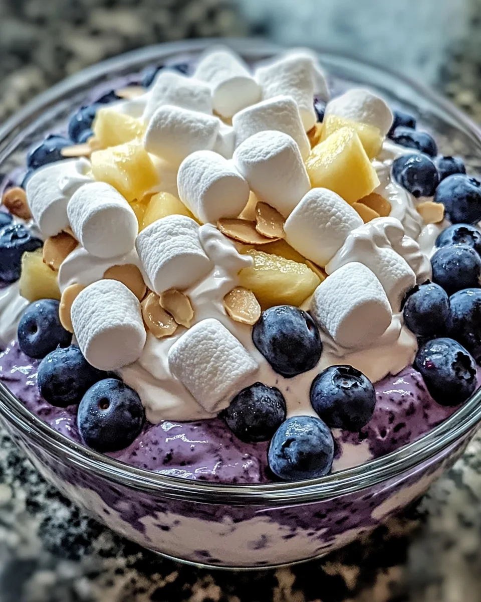Fluffy Blueberry Marshmallow