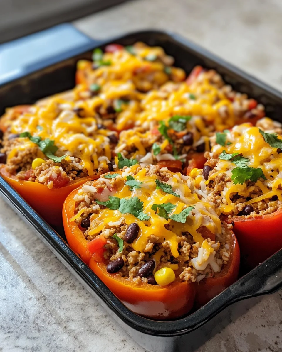 Taco Stuffed Peppers Bliss