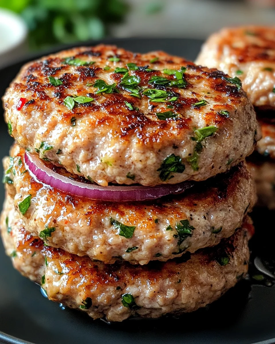 Greek Chicken Burgers