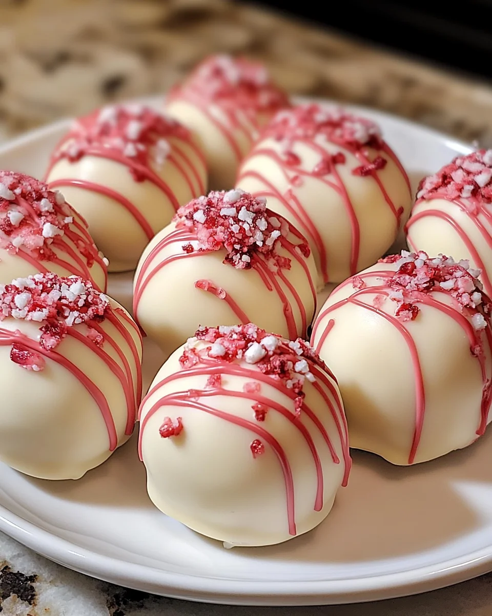 Strawberry Cheesecake Truffle Balls