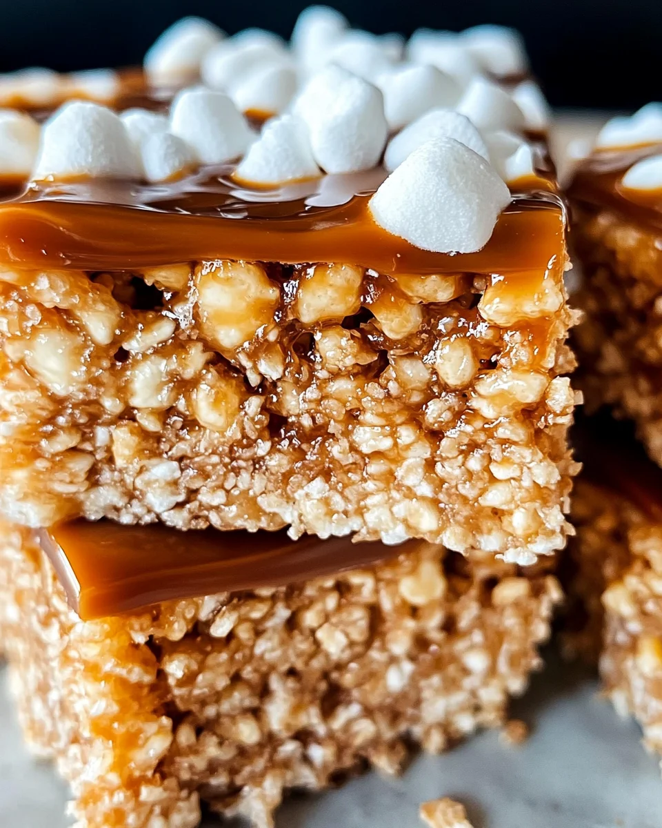 Samoa Rice Krispie Treats