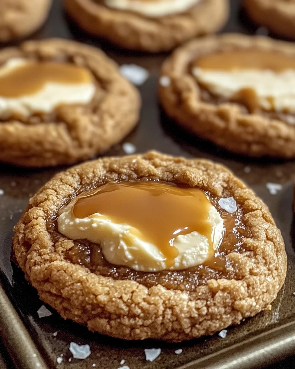 Caramel Cheesecake Cookies