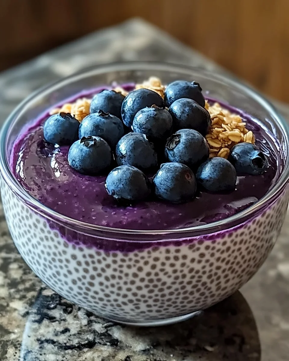 Blueberry Chia Seed Pudding